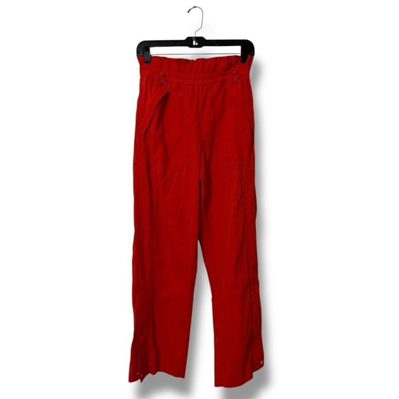 Athleta Trekkie Parachute Pant High Rise Red Size 2 - Picture 1 of 12